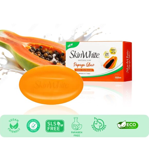 SKINWHITE Papaya Glow Whitening Soap 125g - Picture 5 of 5